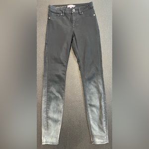Ted Baker London Black Ombré Wax Denim